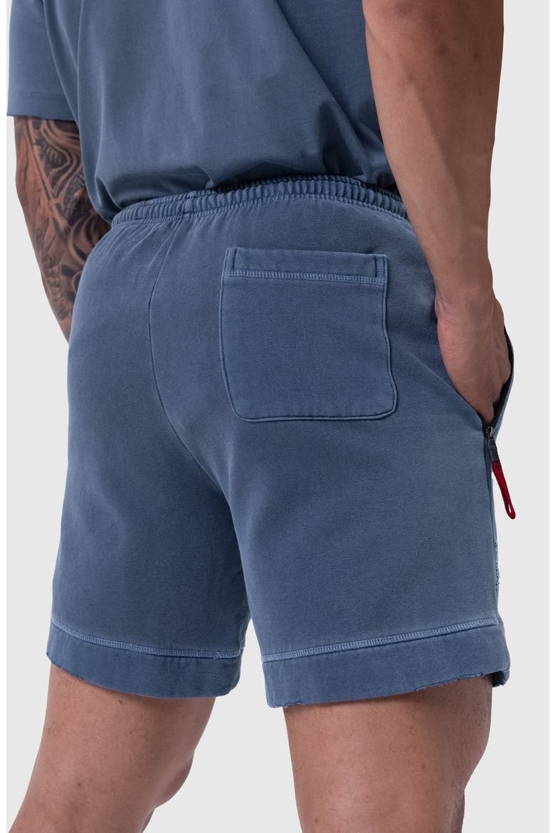 Tech Essential Sweat Shorts, Alternate, color, Faded Navy