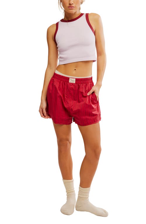 Free People Make It Happen Rib Crop Tank In Falling Petals Combo