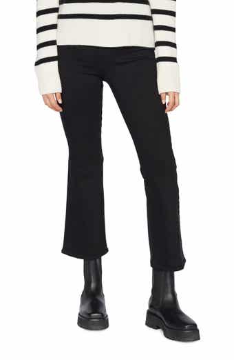 FRAME Jet Set Crop Mini Bootcut Pull-On Jeans