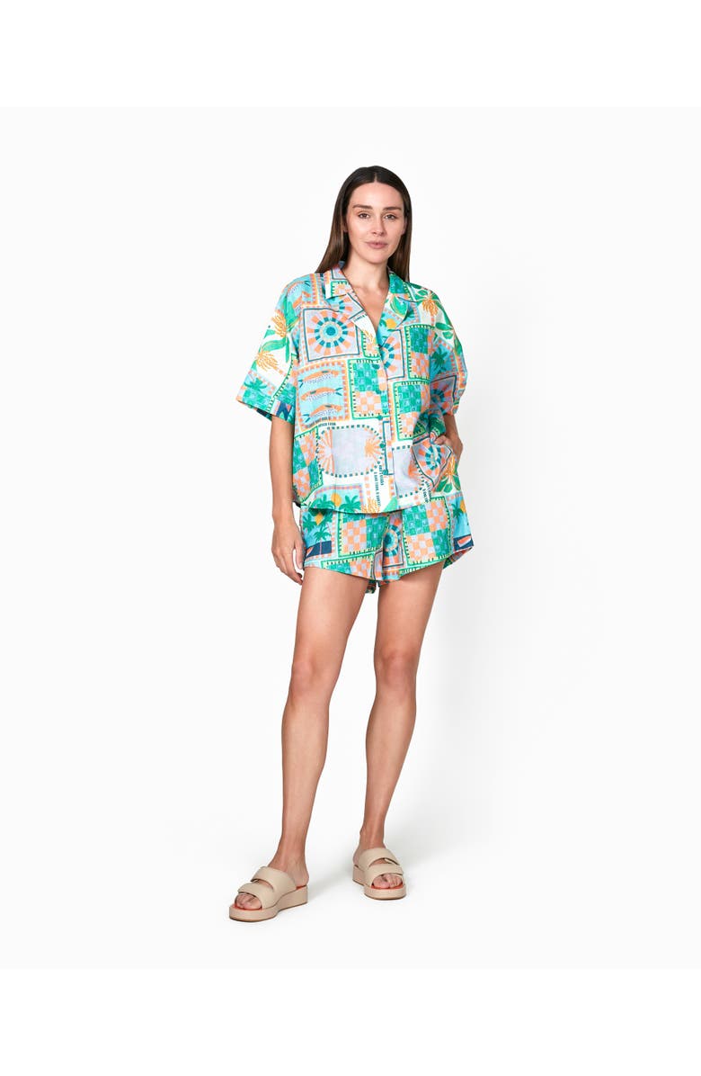 Walnut Melbourne Tropez Shirt, Main, color, Copacabana