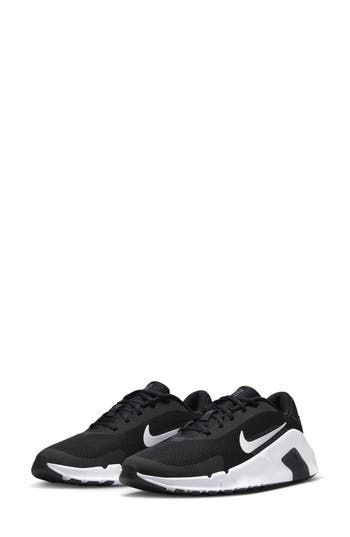 Nike Flex Train Athletic Training Shoe in Black/White/Anthracite at Nordstrom Rack, Size 8.5