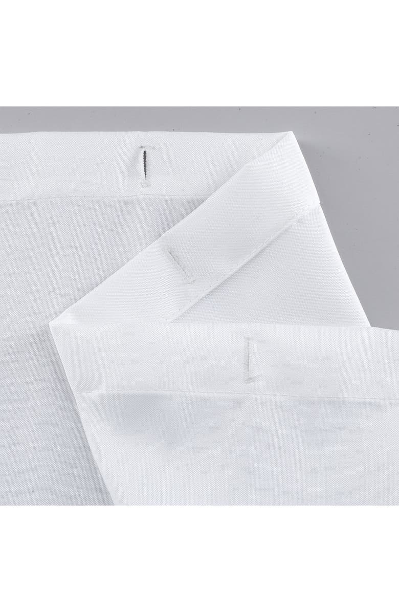 DAINTY HOME Ombré Shower Curtain, Alternate, color, Black