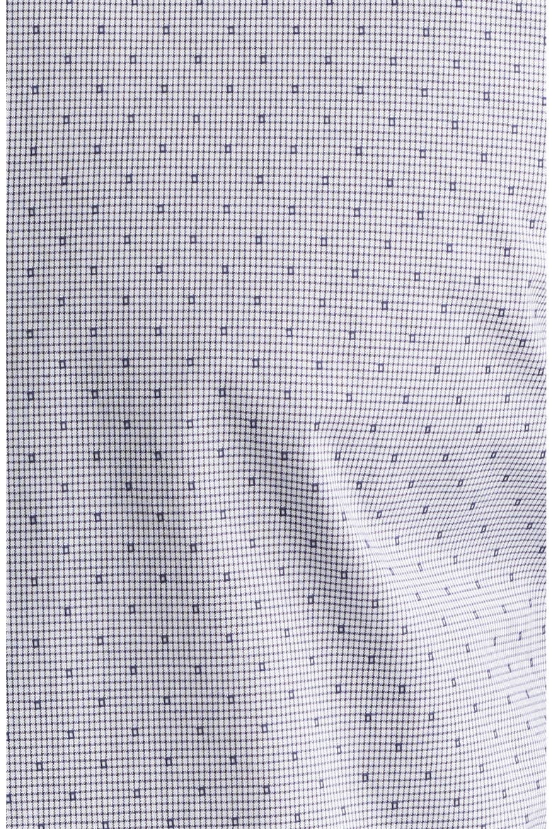 Hank Kent Slim Fit Performance Stretch Cotton Dress Shirt, Alternate, color, DARK BLUE