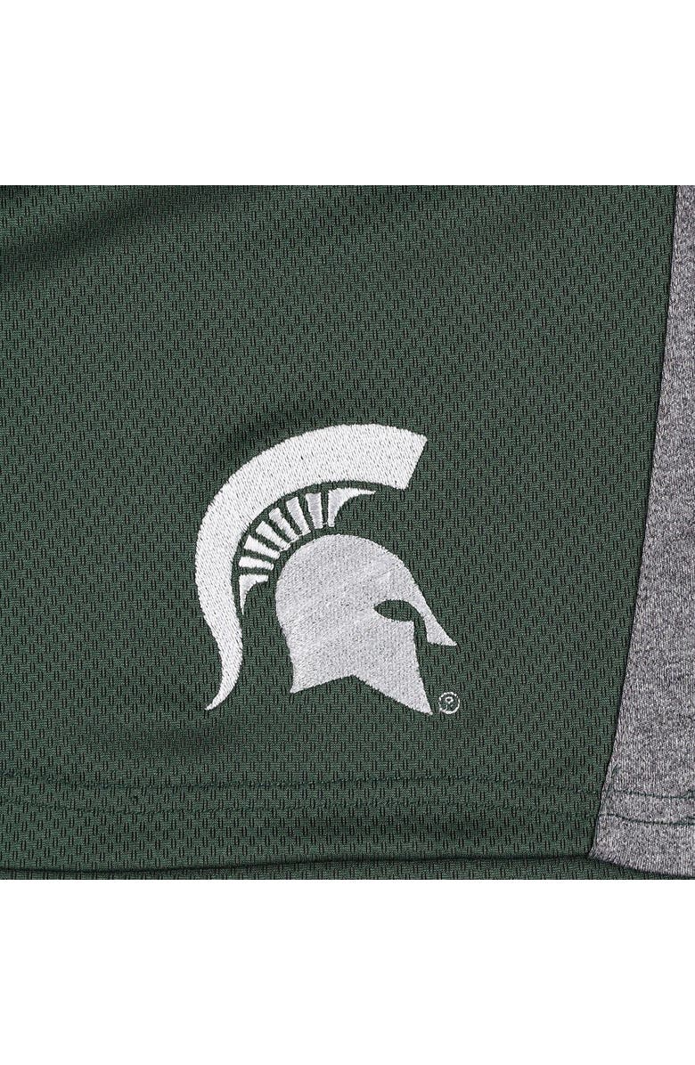 PROFILE Men's Green Michigan State Spartans Big & Tall Textured Shorts, Alternate, color, Green