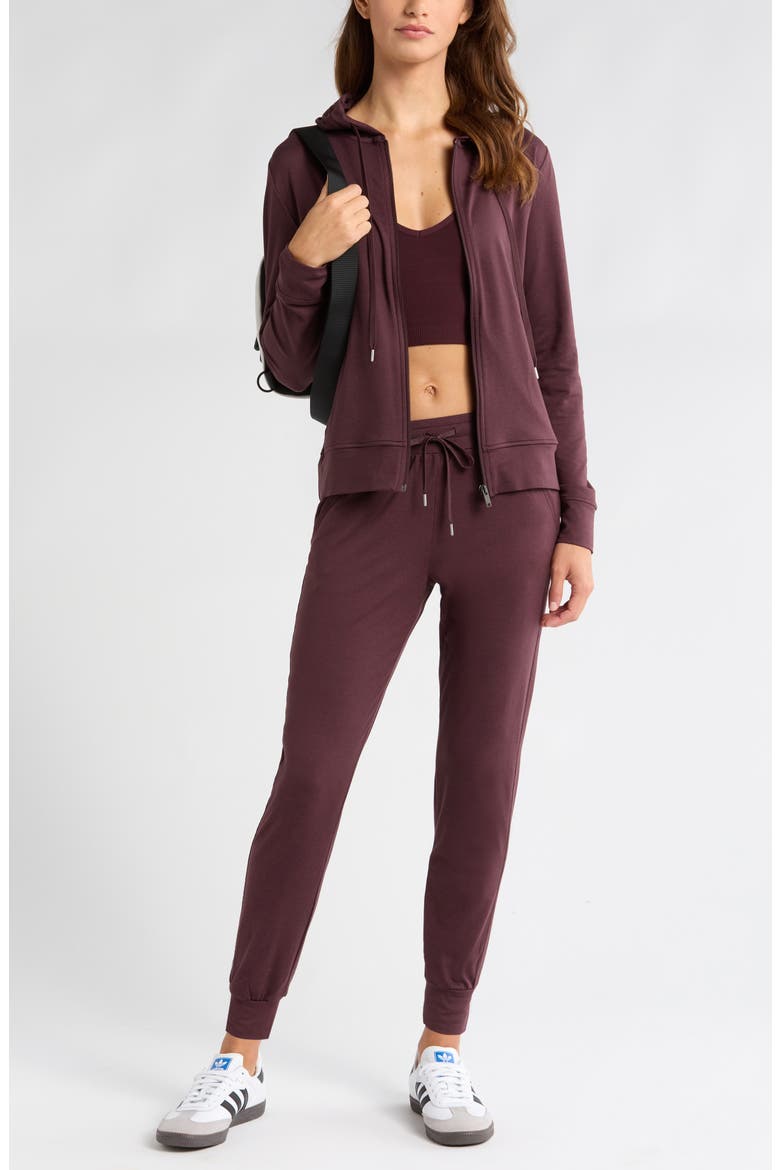 Restore Soft Lite Joggers, Alternate, color, BURGUNDY FUDGE