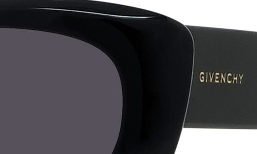 Givenchy Gv Day 54mm Geometric Sunglasses In Black