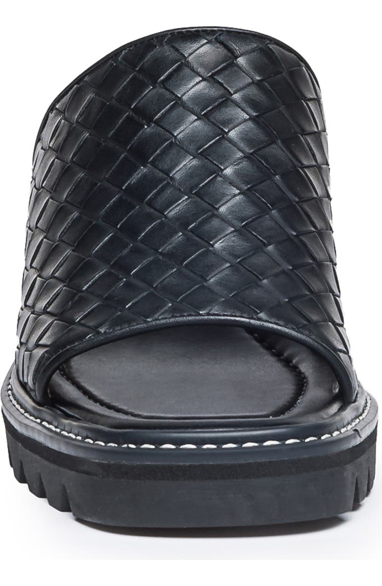 BERNARDO STUDIO Sindy Woven Leather Mule Sandal, Alternate, color,