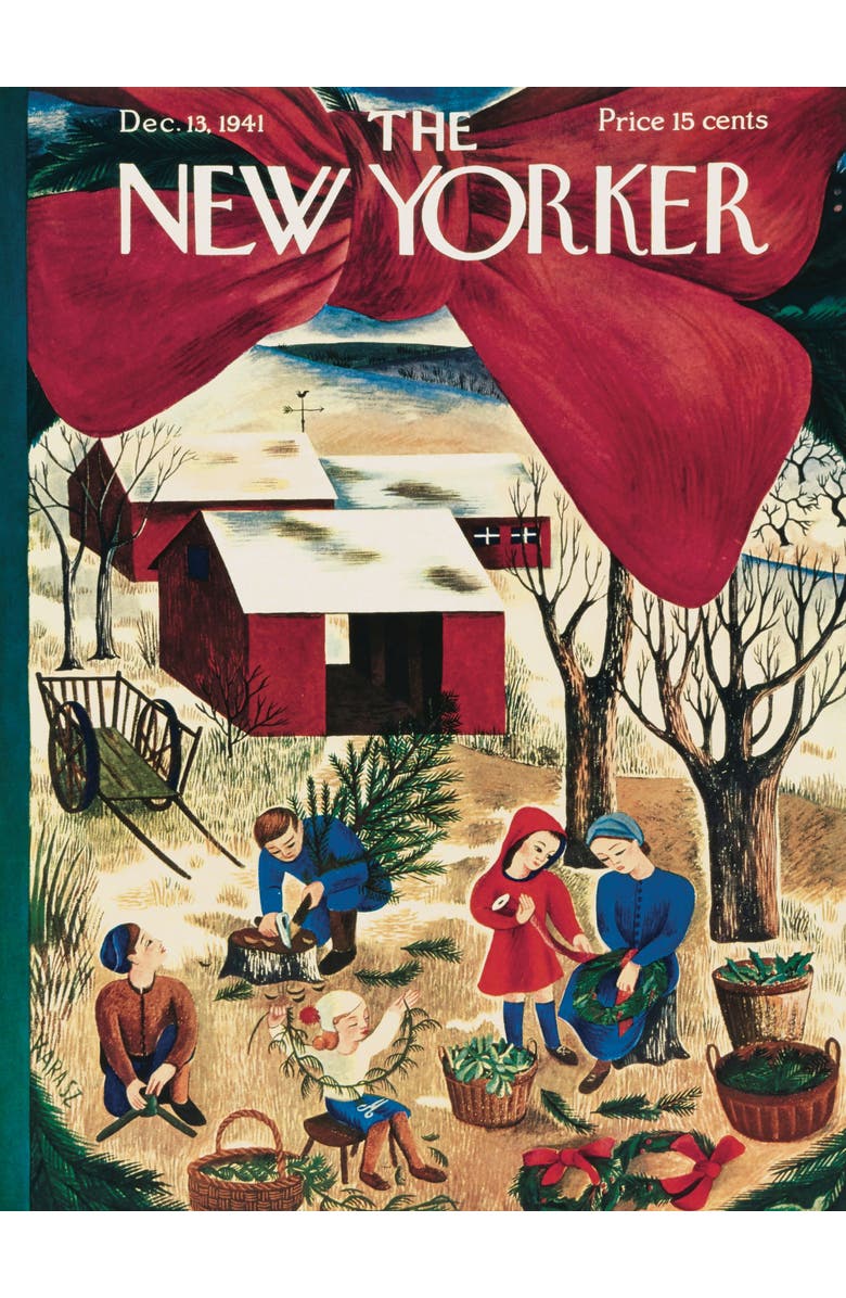 NEW YORK PUZZLE COMPANY Pining for Christmas 1000 Piece Puzzle, Alternate, color, 