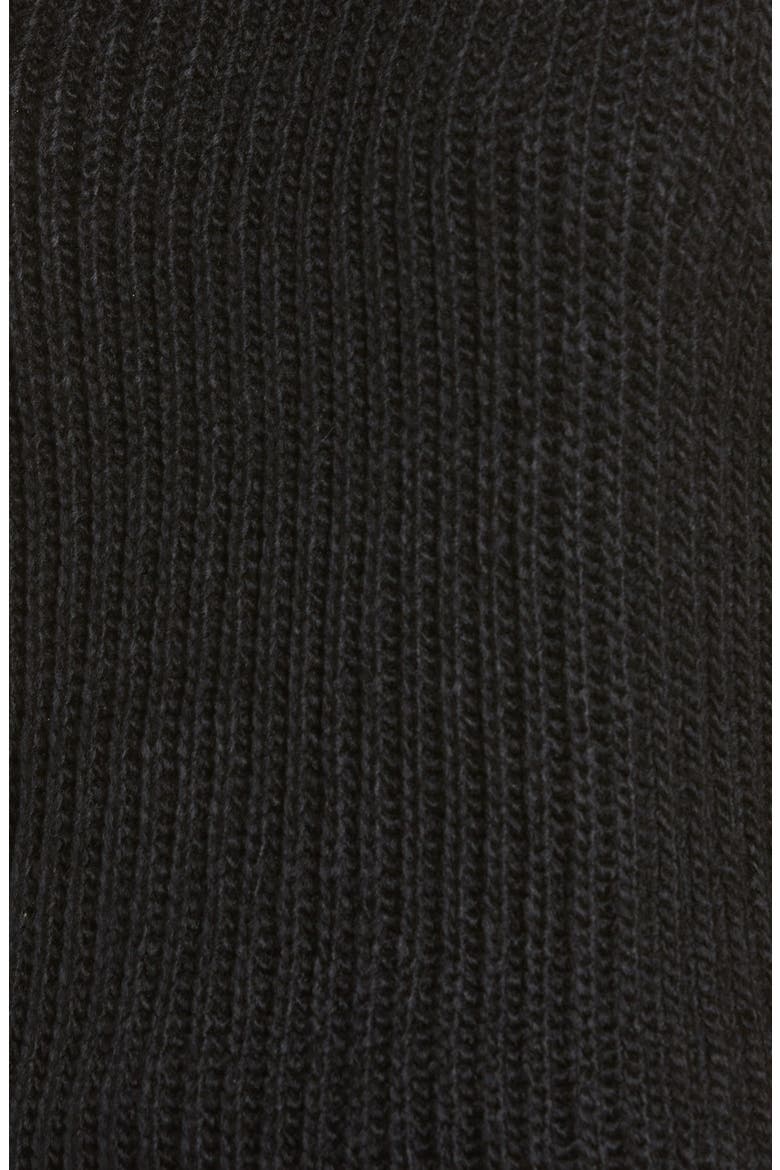 ASTR High/Low Turtleneck Sweater, Alternate, color, BLACK