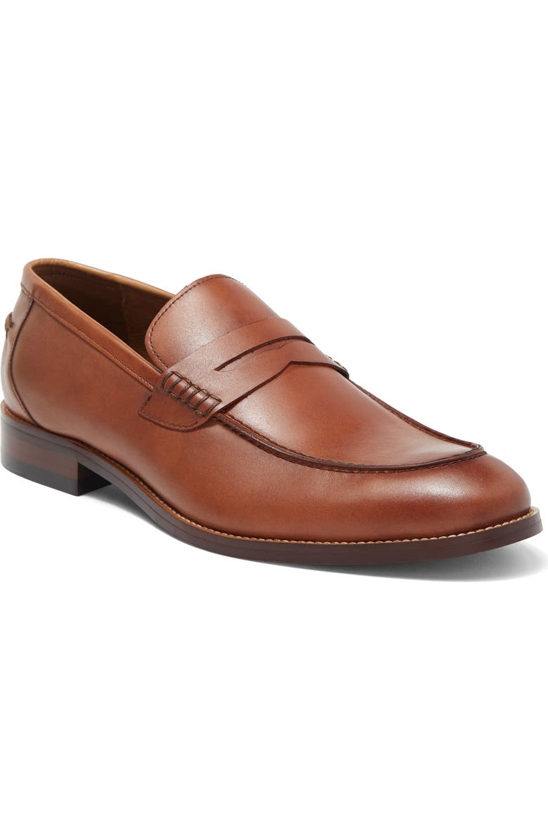 WINTHROP Hamilton Leather Loafer, Main, color, Cognac