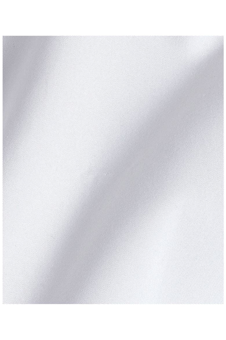 Trim Fit French Cuff Cotton Broadcloth Dress Shirt, Alternate, color, WHITE