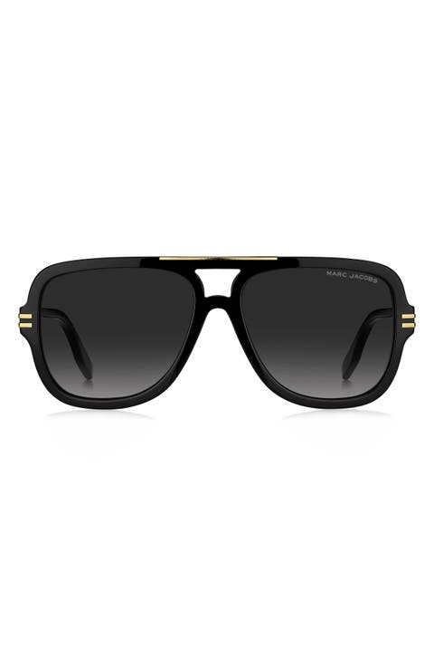58mm Square Sunglasses