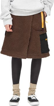 Gramicci Benette Faux Shearling Skirt