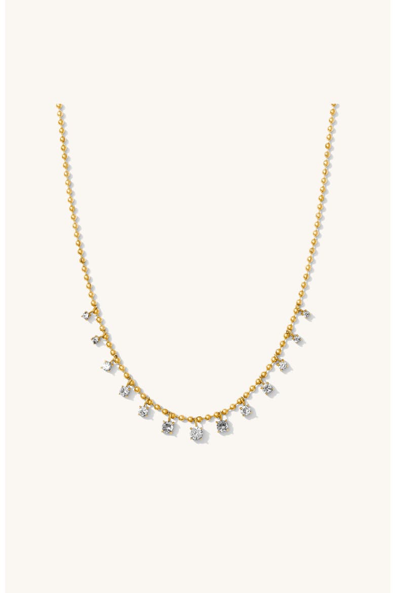 Diamond Rain Necklace, Main, color, Gold