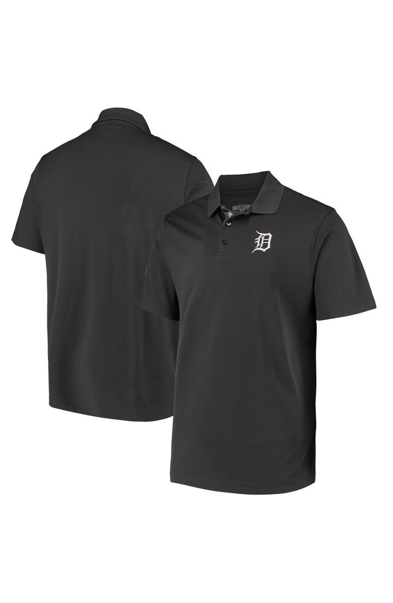 LEVELWEAR Men's Levelwear Charcoal Detroit Tigers Omaha 2-Hit Polo, Alternate, color, 