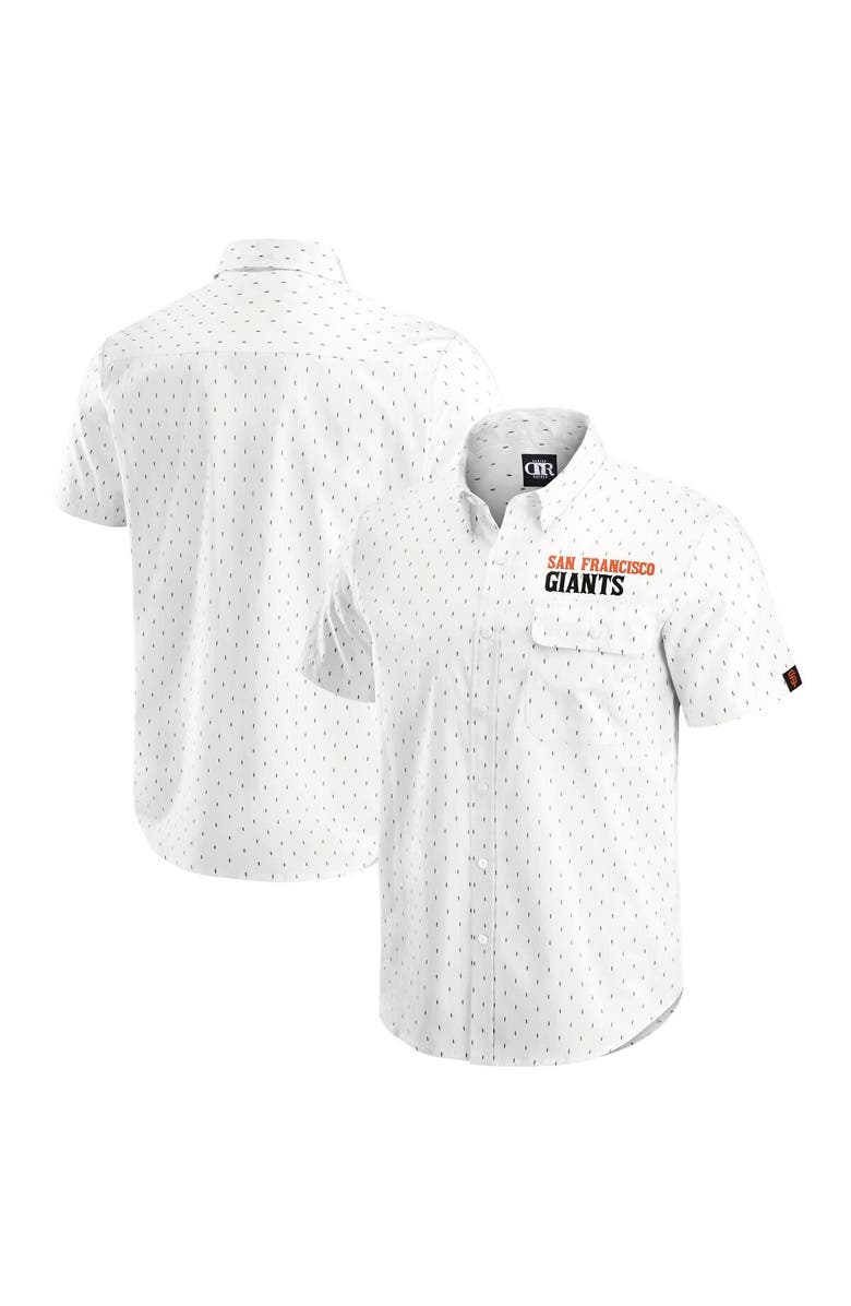 Darius Rucker Collection by Fanatics Men's Darius Rucker Collection by Fanatics  Cream San Francisco Giants Printed Button-Down Top, Alternate, color, Cream
