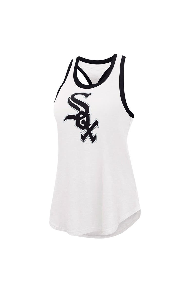 G-III 4HER BY CARL BANKS Women's G-III 4Her by Carl Banks White Chicago White Sox Tater Tank Top, Alternate, color, 