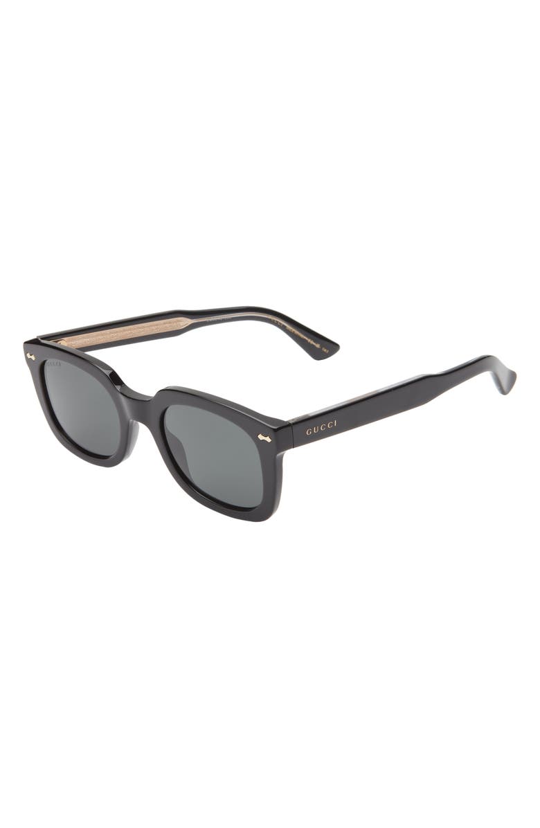 Gucci 50mm Square Sunglasses, Alternate, color, 