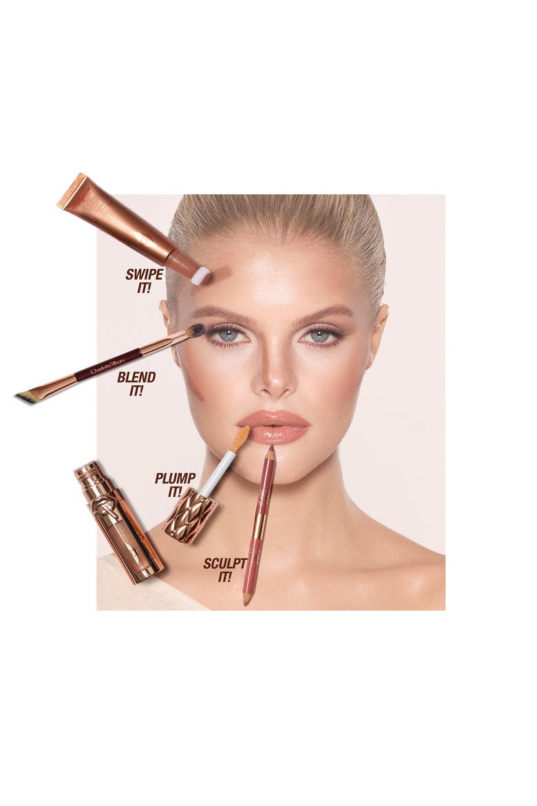 Super Nudes Shapewear Dual-Ended Face Brush, Alternate, color, NONE