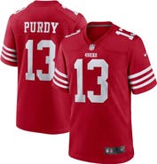 Nike Men's Nike Brock Purdy Scarlet San Francisco 49ers Game Player Jersey