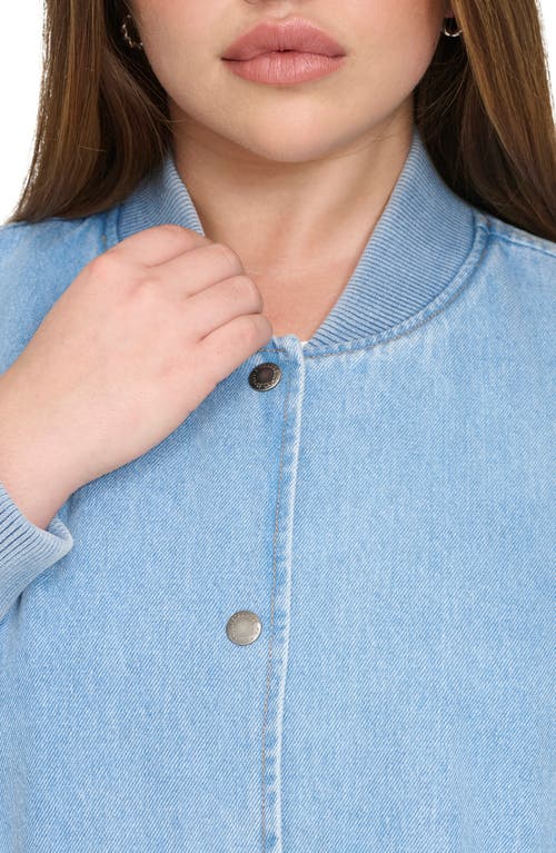 Levi's Varsity Bomber Jacket In Lt Wash De