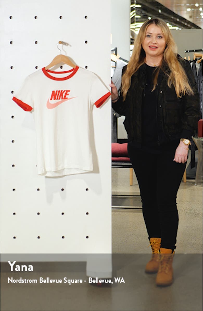 Futura Logo Cotton Ringer Tee, sales video thumbnail