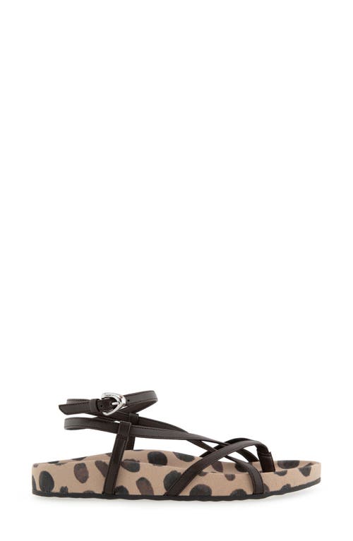 AEROSOLES AEROSOLES LEERA ANKLE STRAP FLAT SANDAL 
