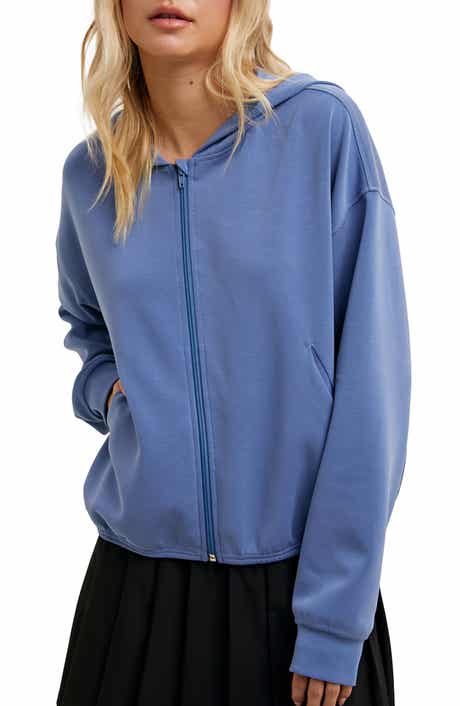 WISHLIST Active Relaxed Crop Zip Hoodie