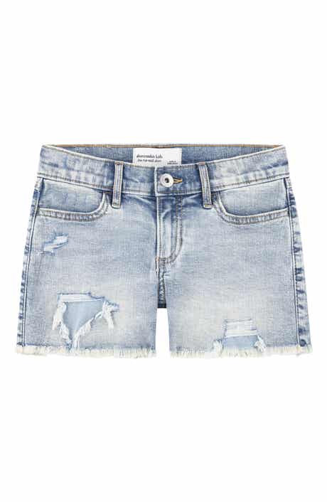 Kids' Destroyed Cutoff Denim Shorts