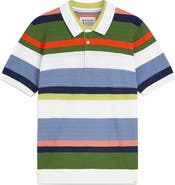 Scotch & Soda Stripe Textured Polo