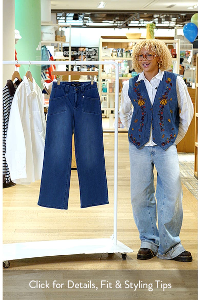 Better Butter High Waist Cropped Wide Leg Jeans video