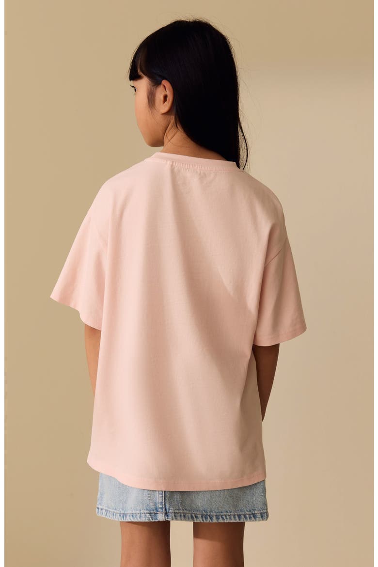 Sequin Embellished Unicorn Graphic Cotton T-Shirt, Alternate, color, PINK