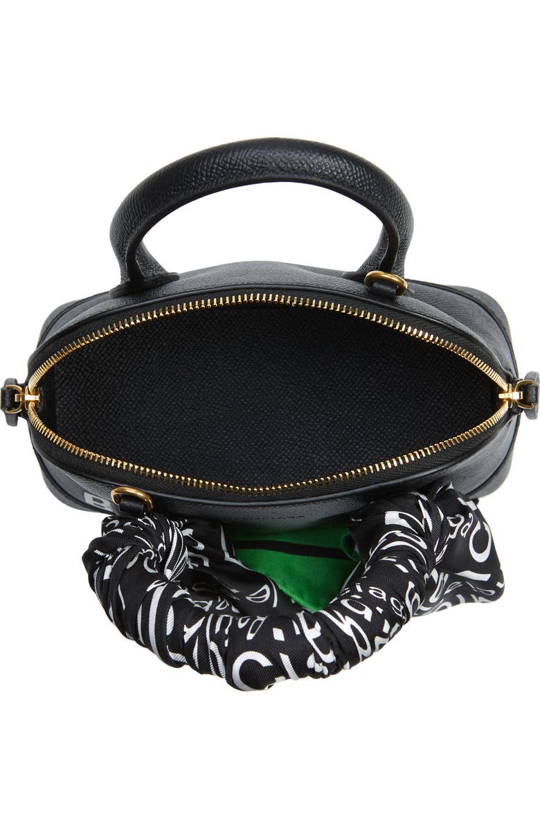 Balenciaga Extra Extra Small Ville Scarf Handle Leather Satchel, Alternate, color,