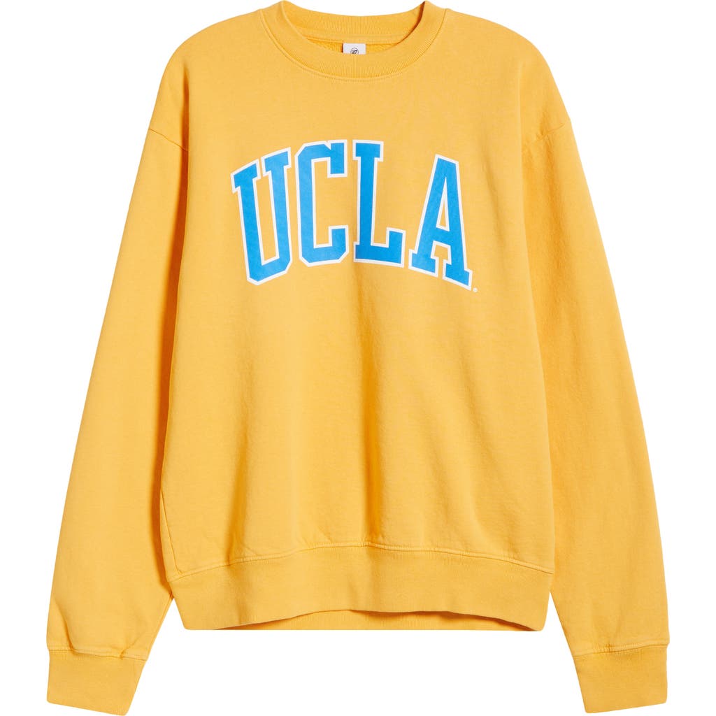 Sporty And Rich Sporty & Rich Ucla Ivy Fleece Logo Graphic Sweatshirt