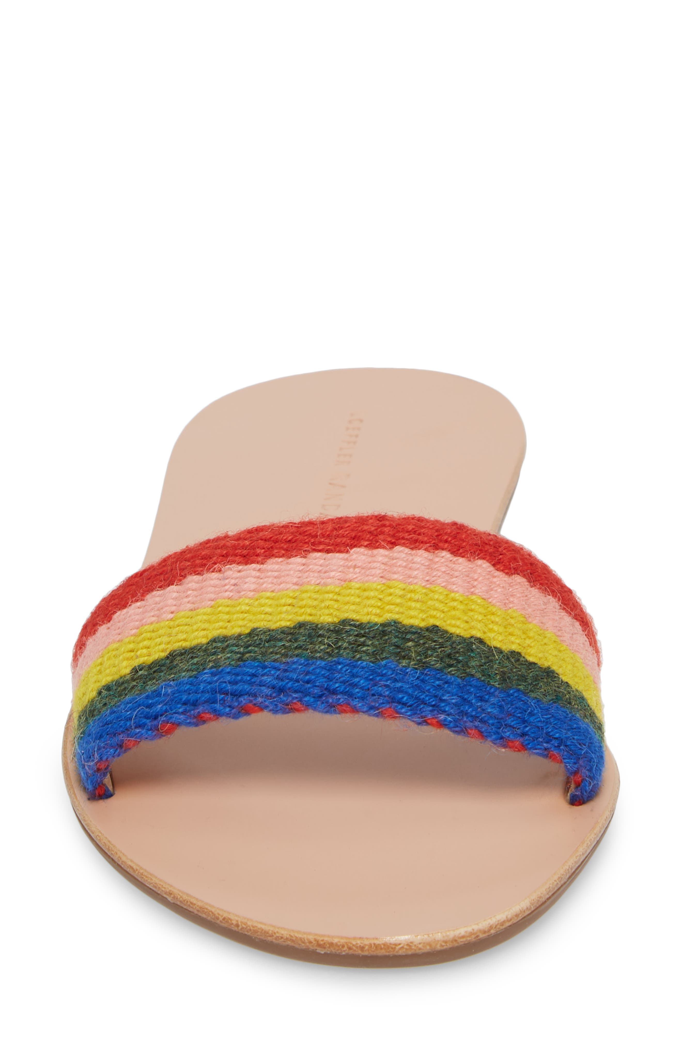 Loeffler Randall Stella Woven Slide Sandal, Alternate, color, 