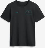 Nike Men's Nike Black Seattle Mariners Split Logo T-Shirt