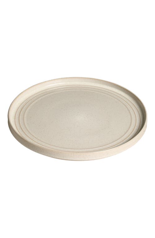 Stone Lain Claire Stoneware 4-piece Dinner Plate Set In Neutral