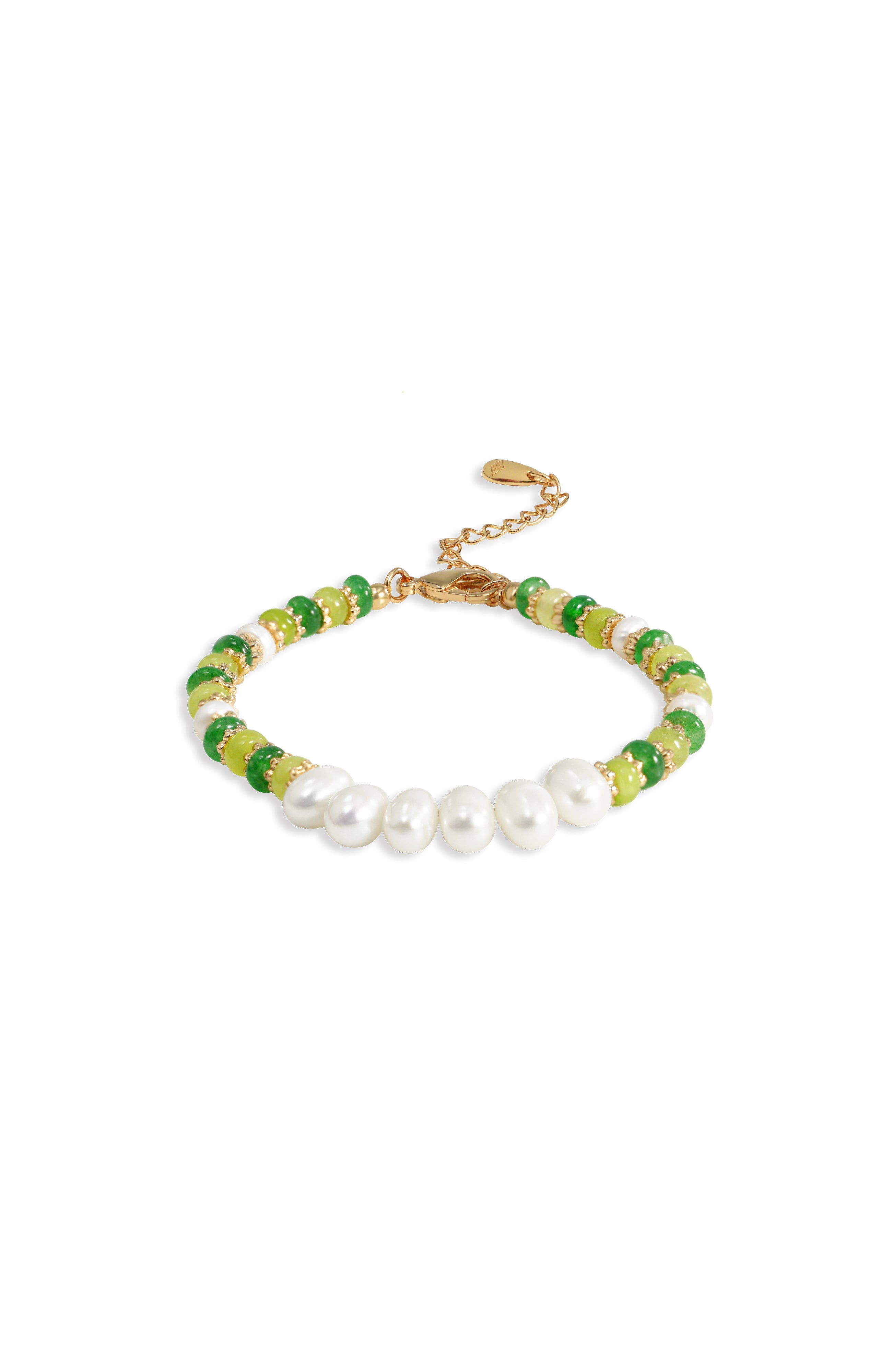 selected Green & White