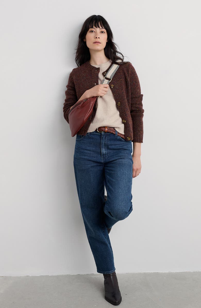 Seasalt Cornwall Dawson Pick Merino Wool Blend Cardigan, Alternate, color, Oakwood