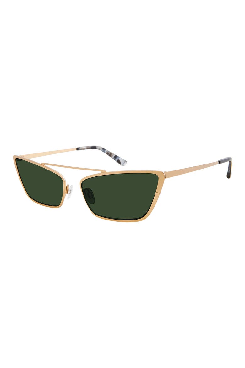 55mm Cat Eye Sunglasses, Main, color, GOLD