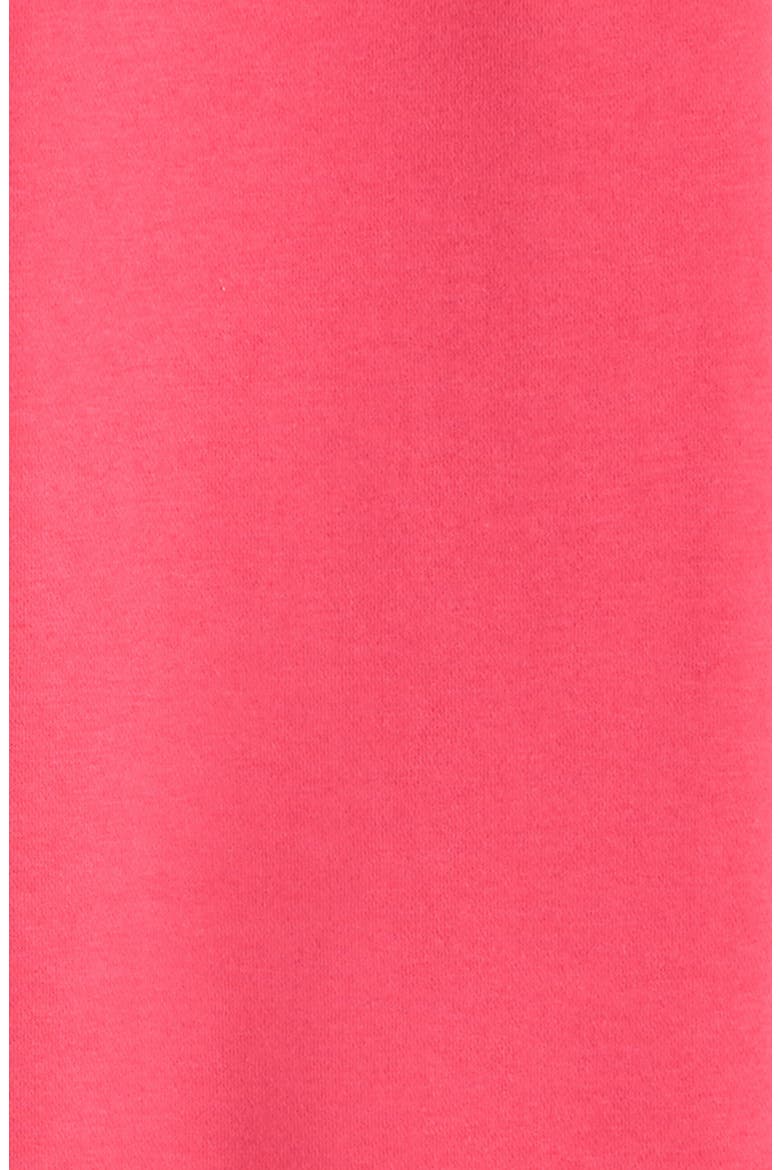 Kids' Mixed Waist Wide Leg Fleece Pants, Alternate, color, PINK CALIENTE