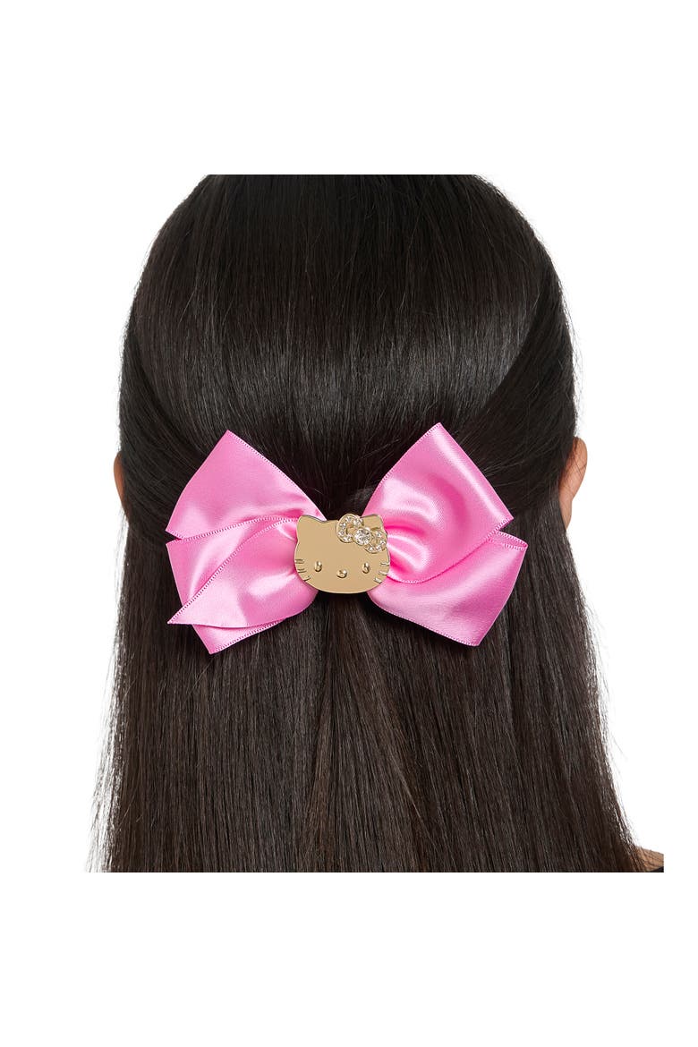 Hair Clips Bow Set 3-Piece Set Official License,  Pink Bows, Alternate, color, Pink