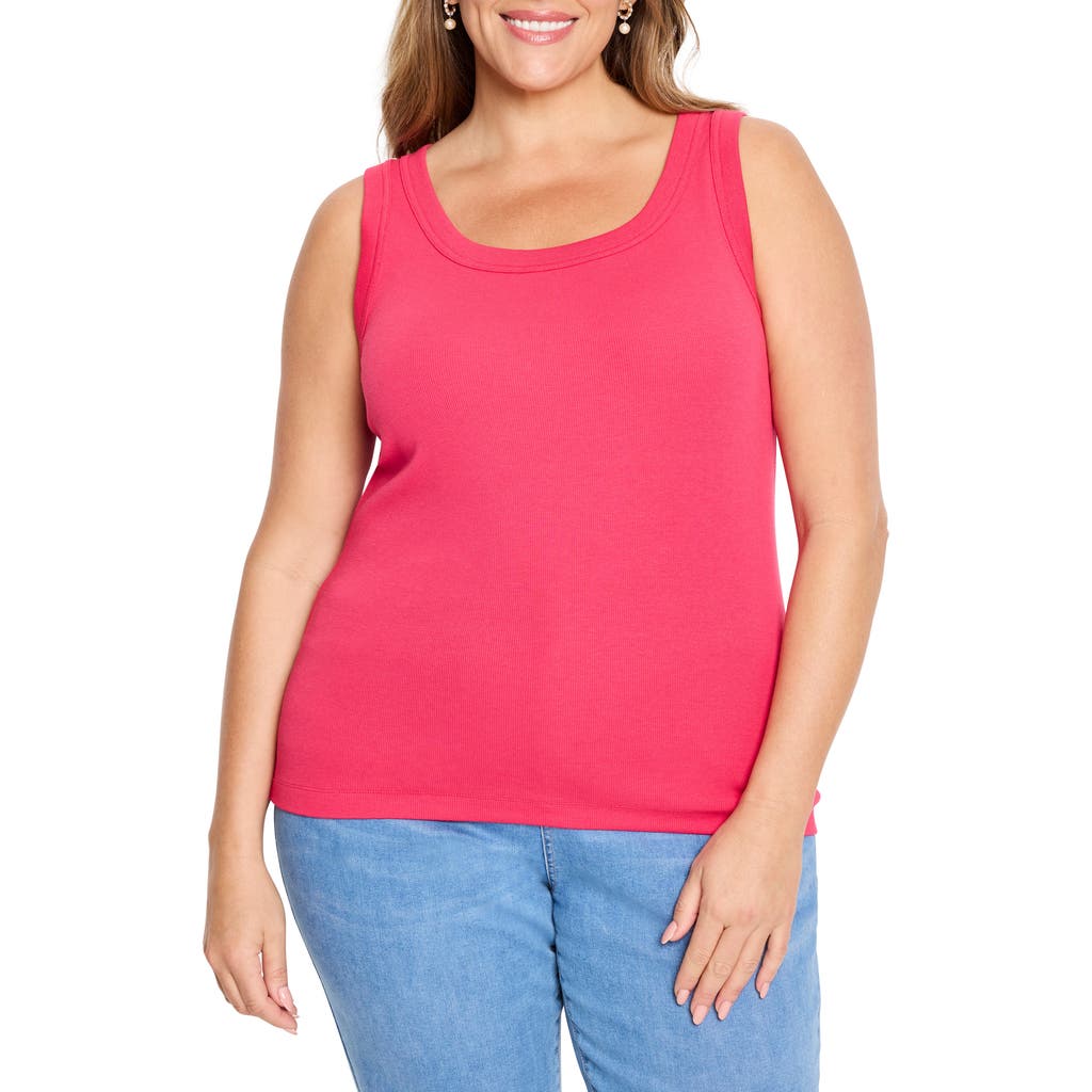 Nic + Zoe Nic+zoe Perfect Knit Rib Scoop Neck Tank