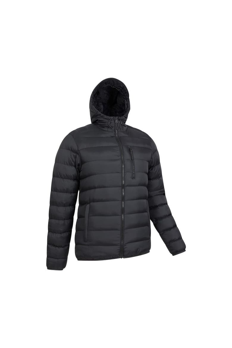 Link Padded Jacket, Alternate, color, Black