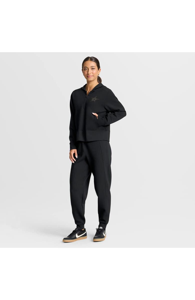 FANATICS Women
s Fanatics Black Dallas Stars Authentic Pro Road Tri-Blend Quarter-Zip Hoodie, Alternate, color, Black