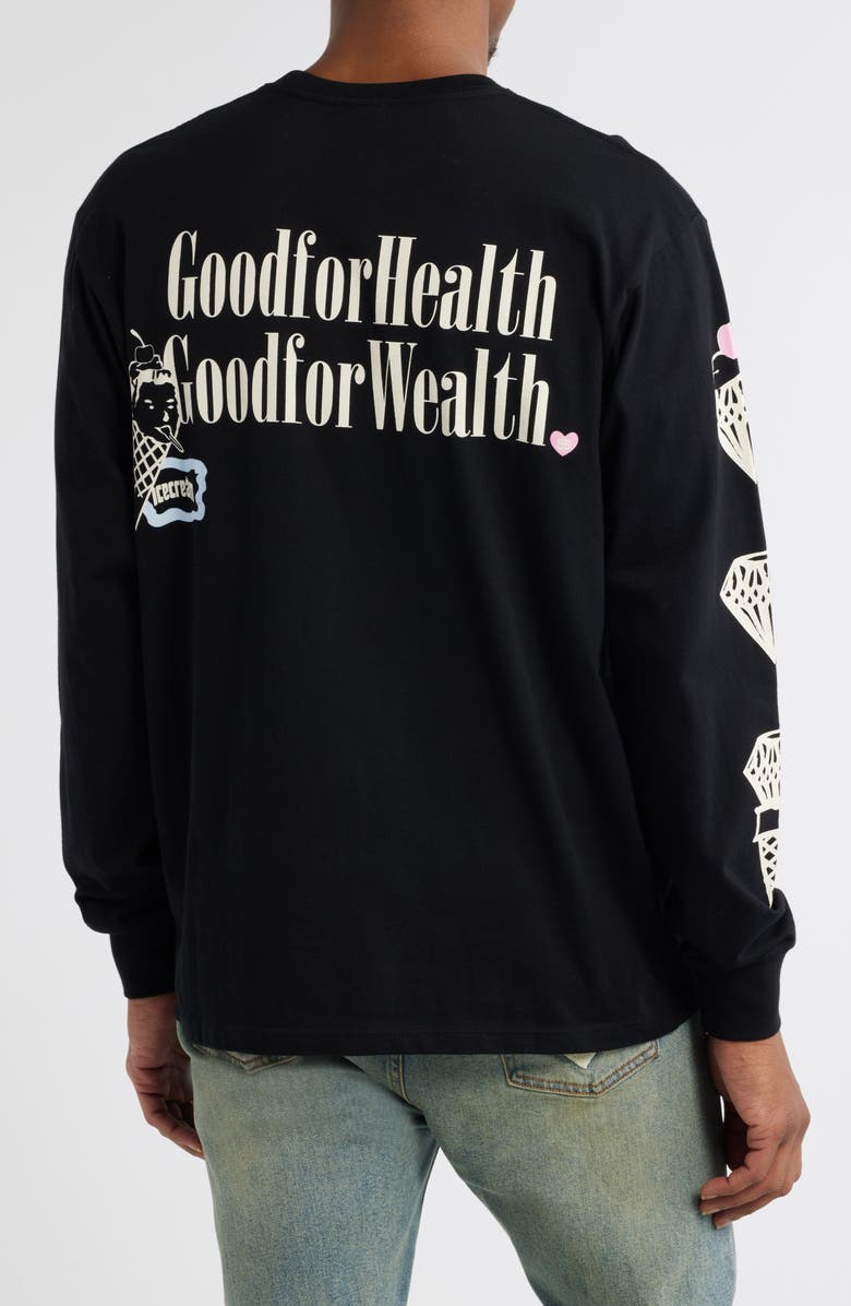ICECREAM GFH/GFW Logo Long Sleeve Graphic T-Shirt, Alternate, color, 