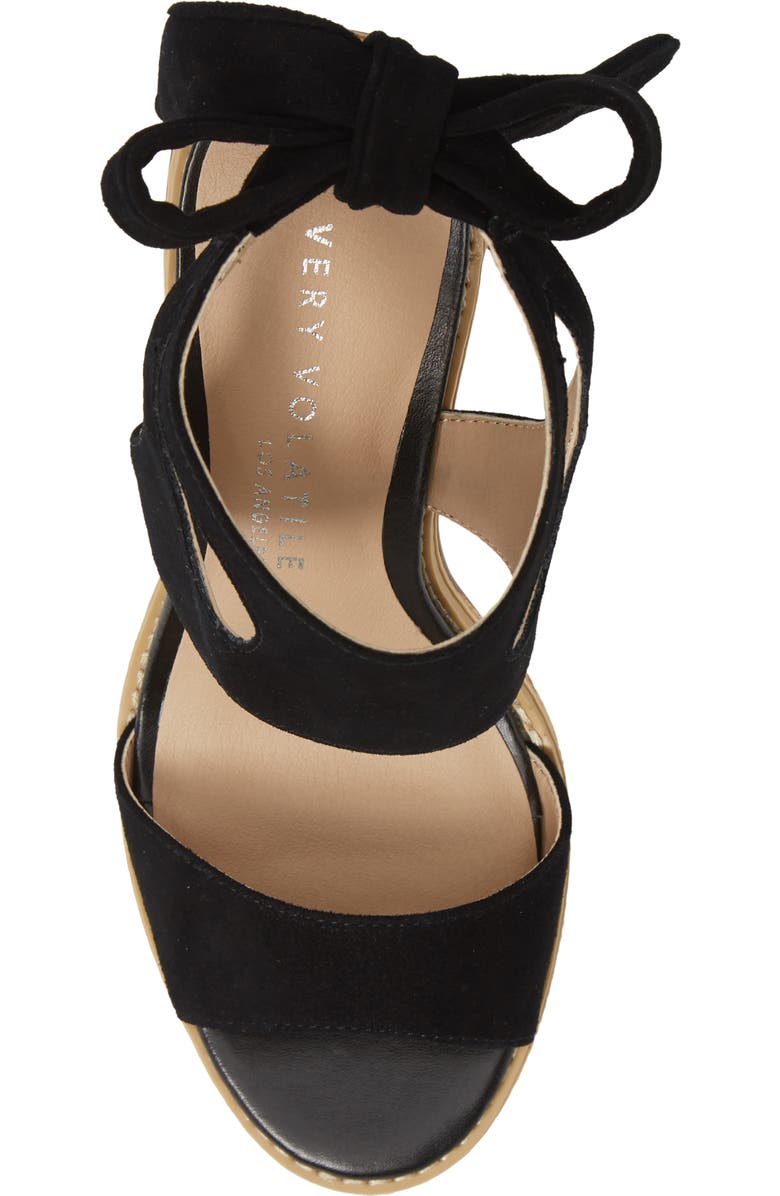 Very Volatile Ginsy Tie Back Platform Sandal, Alternate, color,