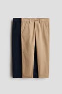 H&M 2-pack Cotton Twill Chinos