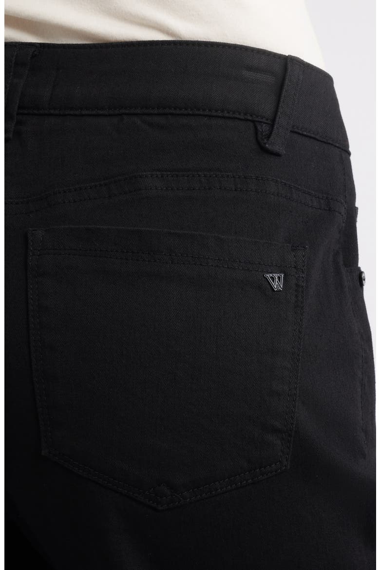 Sam High Waist Wide Leg Jeans, Alternate, color, BLACK
