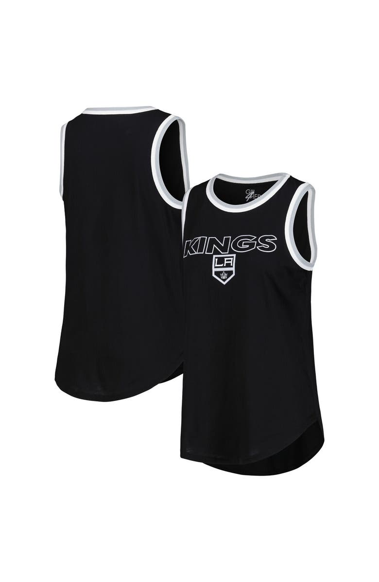 G-III 4HER BY CARL BANKS Women's G-III 4Her by Carl Banks Black Los Angeles Kings Strategy Tank Top, Alternate, color, Black